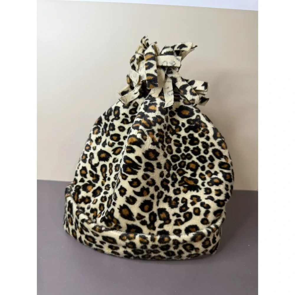 Mickey Leopard Print Walt Disney Beanie Hat
